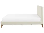 Bed Chenille TALENCE 180 x 200 cm (EU Super King) Light Beige_732197