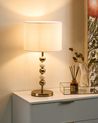 Table Lamp LOKY Metal Brass/Beige