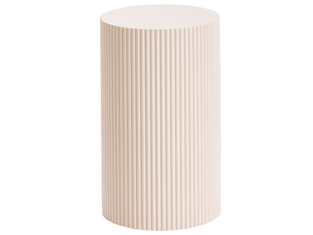 Table d'appoint CLAIRE Blanc cassé