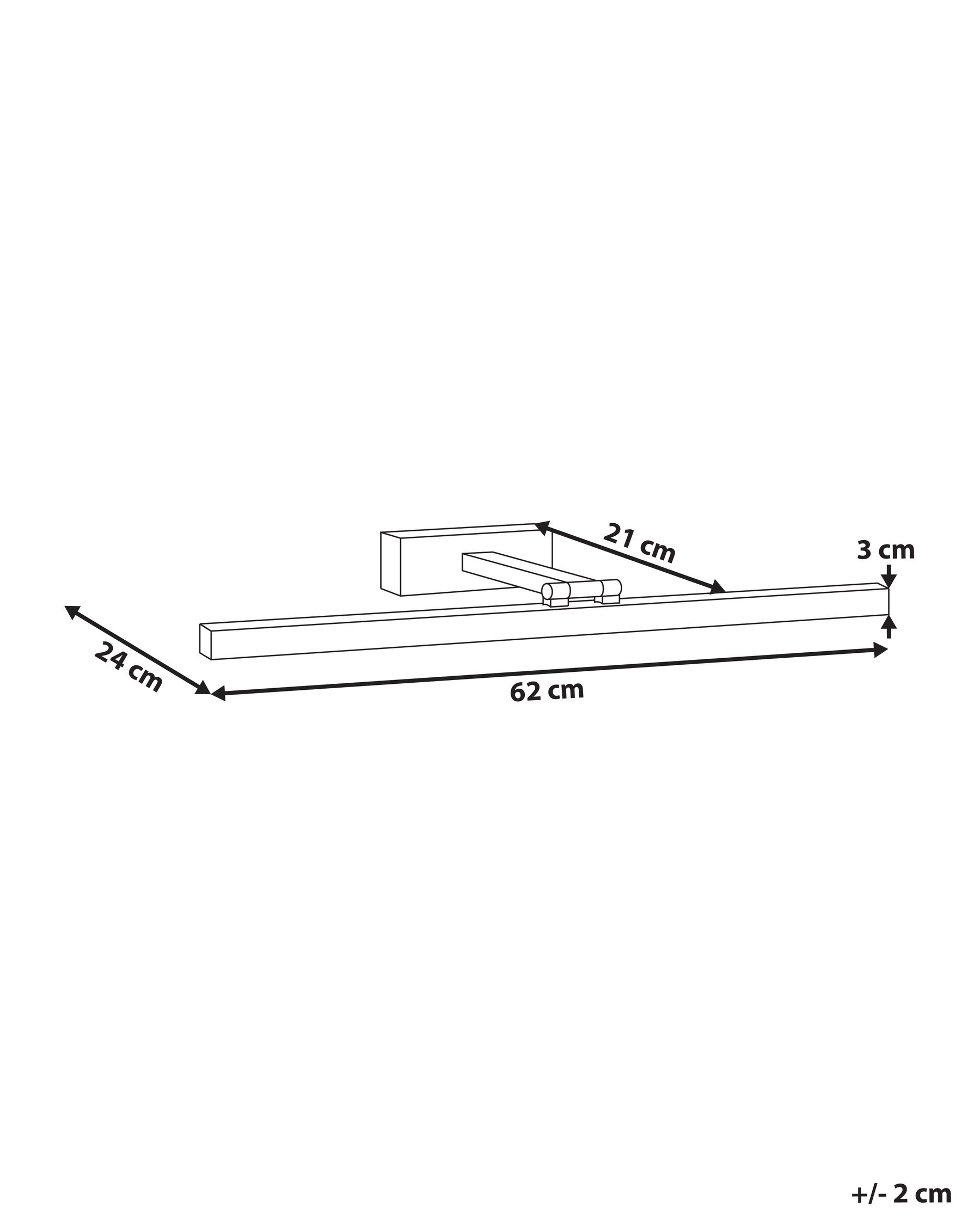 LED Spiegel- und Bilderleuchte ARROS Metall Silber_1009791