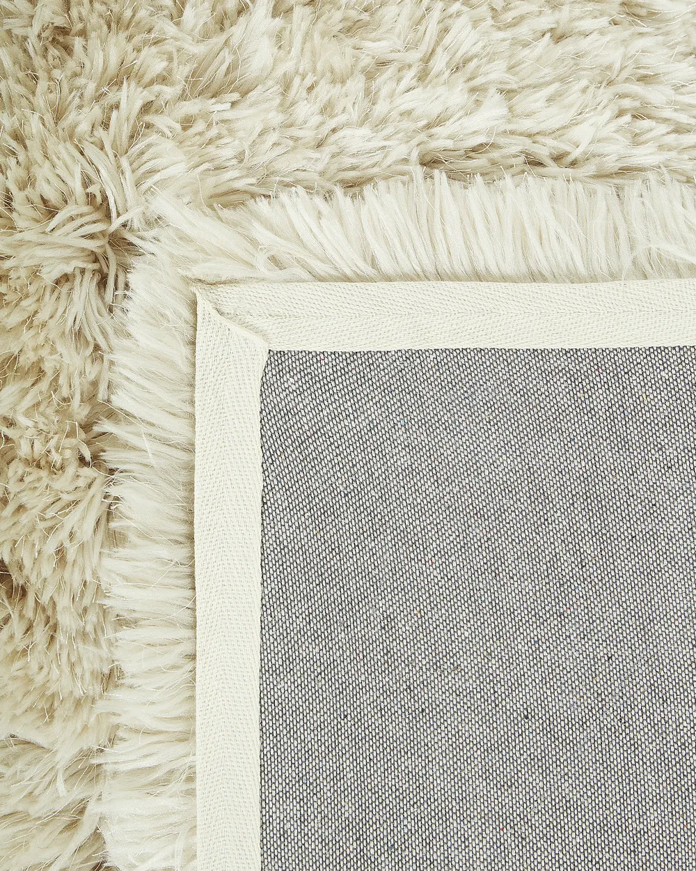 Shaggy Rug CIDE Beige 140 x 200 cm_1149681
