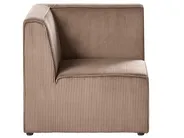 Modul Ecksofa 4-Sitzer LEMVIG Cord Dunkelbeige rechtsseitig_1053381