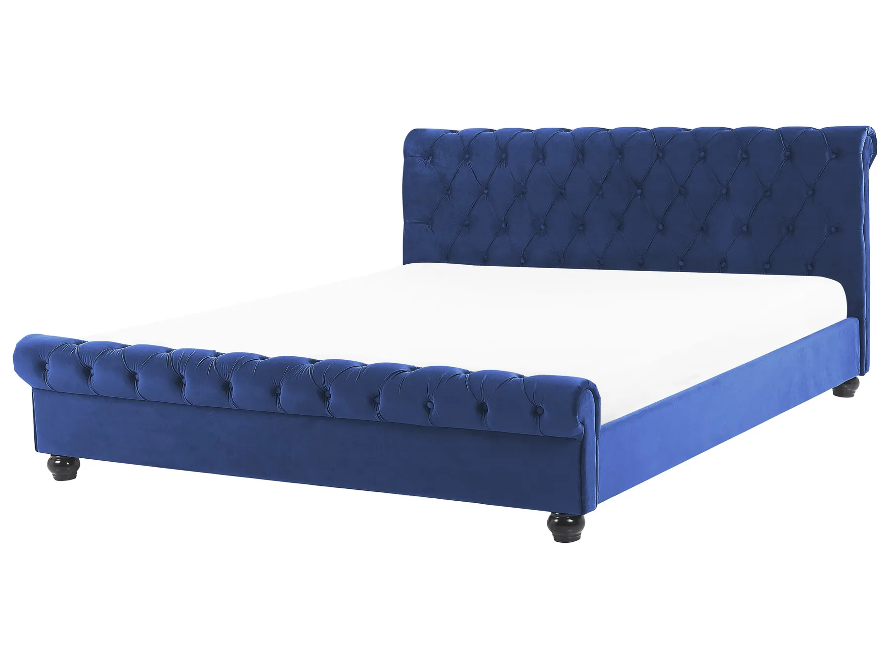 Vodeni krevet Samet AVALLON 160 x 200 cm Mornarsko plava_846872