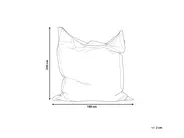 Bean Bag 600 L FUZZY 180 cm 230 cm Light Blue_761983