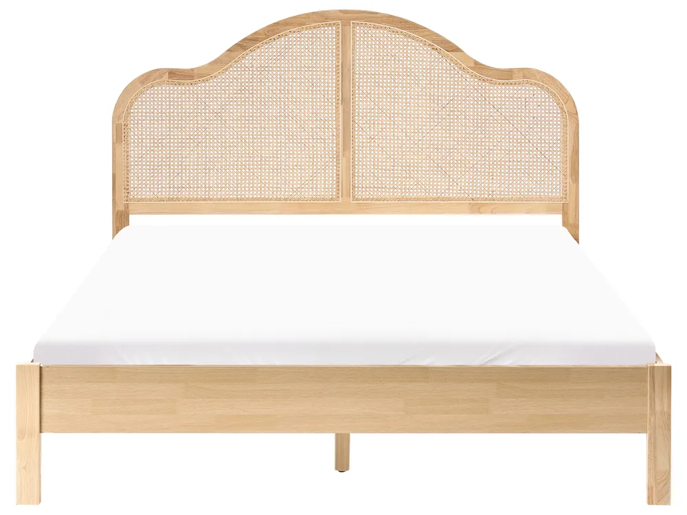 Bed HOUNOUX 160 x 200 cm (EU King Size) Light Brown_1047743
