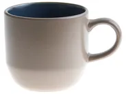 Set of 16 Dinnerware NUTMEG Stoneware Beige/ Blue_1049555