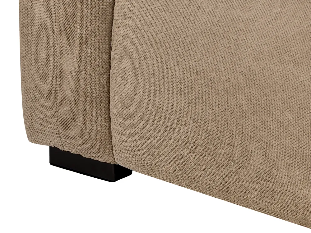 Sofa 3-Sitzer FAUSKAN Stoff Braun_969017