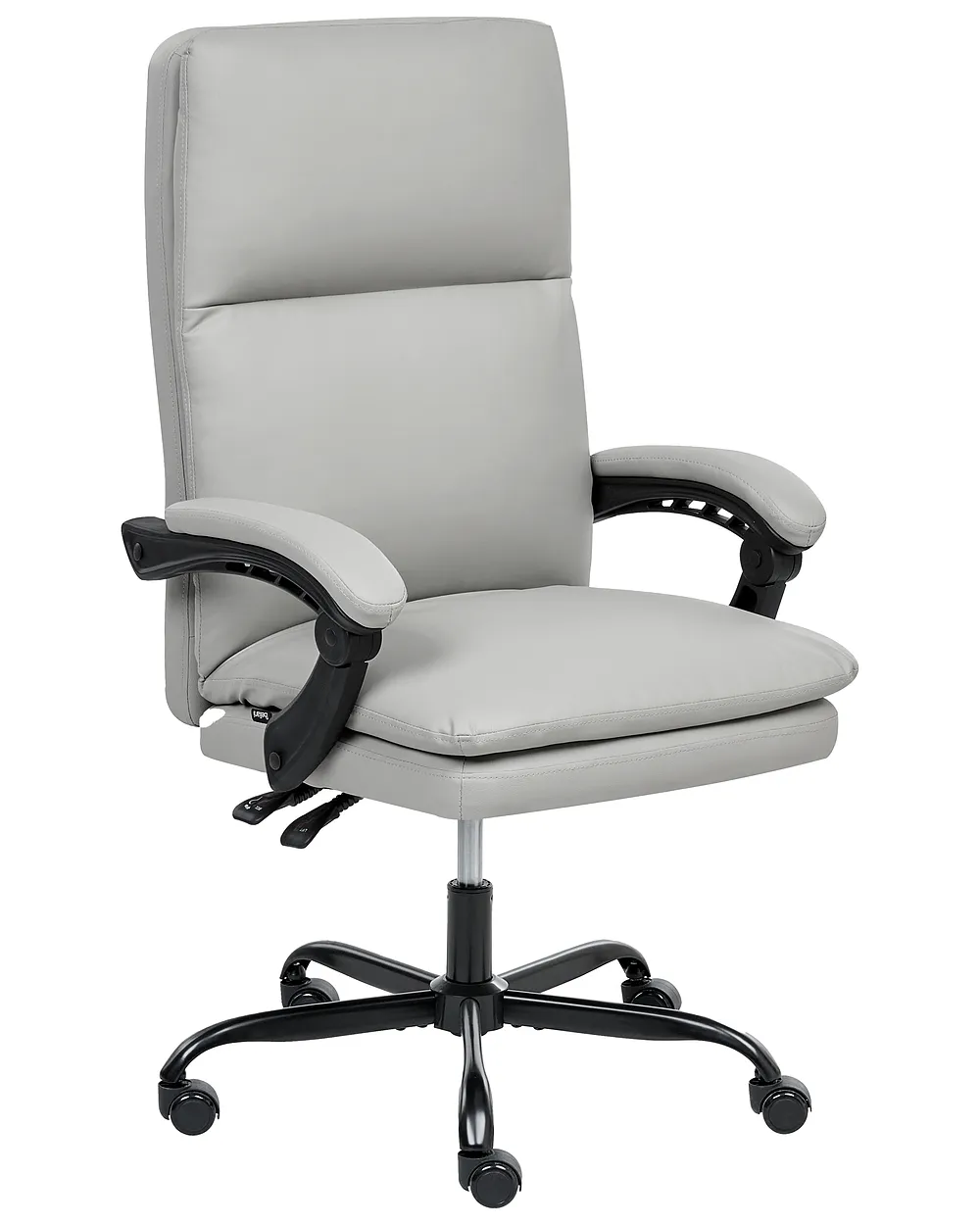 Executive Chair SERENE Faux Leather Light Grey_1161502