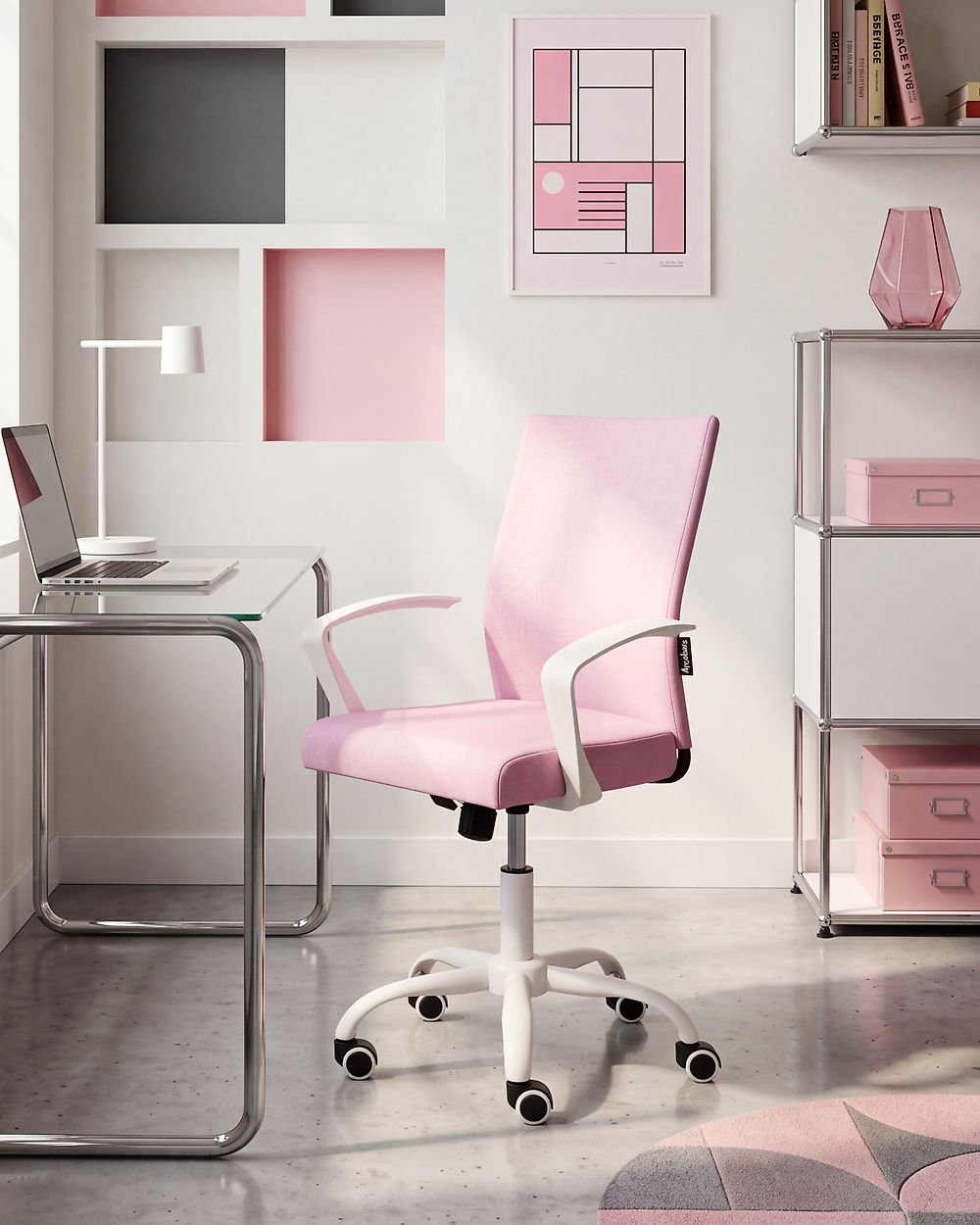 Office Chair MODRA Pink