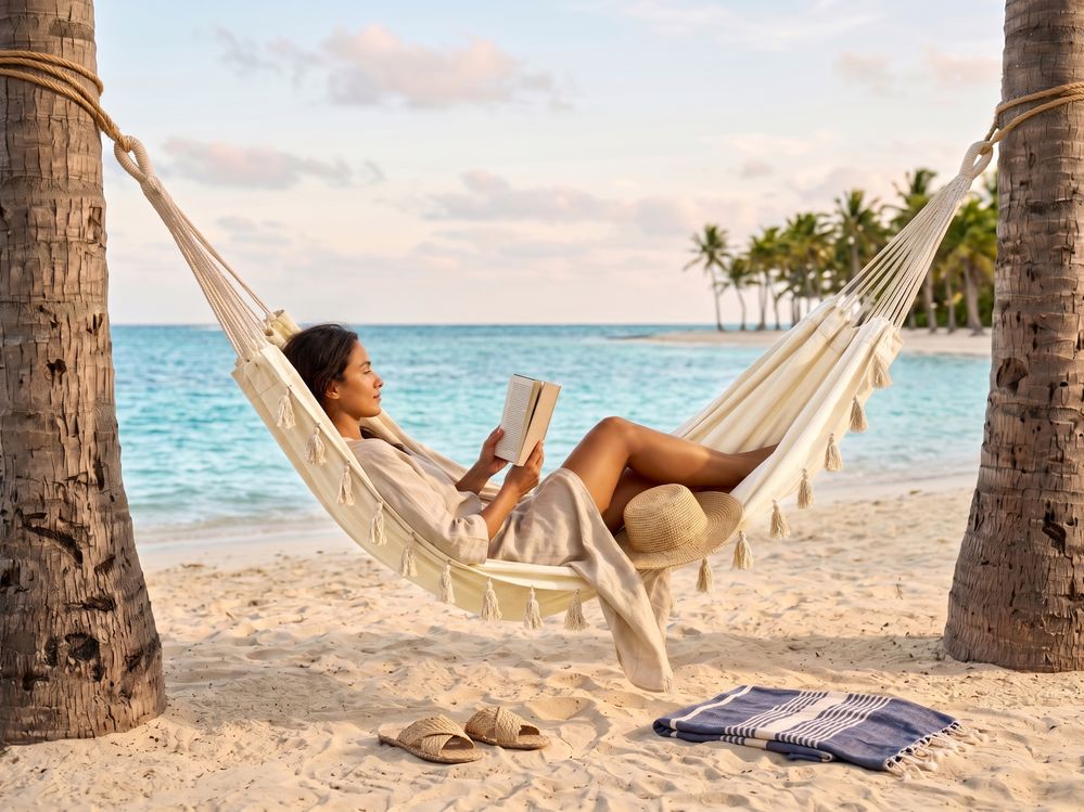 Hammock VERCELLI Cotton Beige