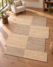 Teppich SANGLI Beige 160 x 230 cm Jute_1173869