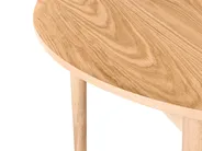 Ausziehbarer Esstisch ECHO Helle Eiche 107/137 cm 107 cm_1084735