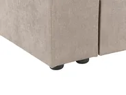 Sofa Bed 3 Seater FALSTER with Storage Fabric Light Brown_935857
