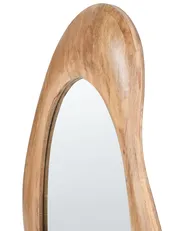 Wandspiegel HOURTIN 68 cm 100 cm Holz Braun_1003391