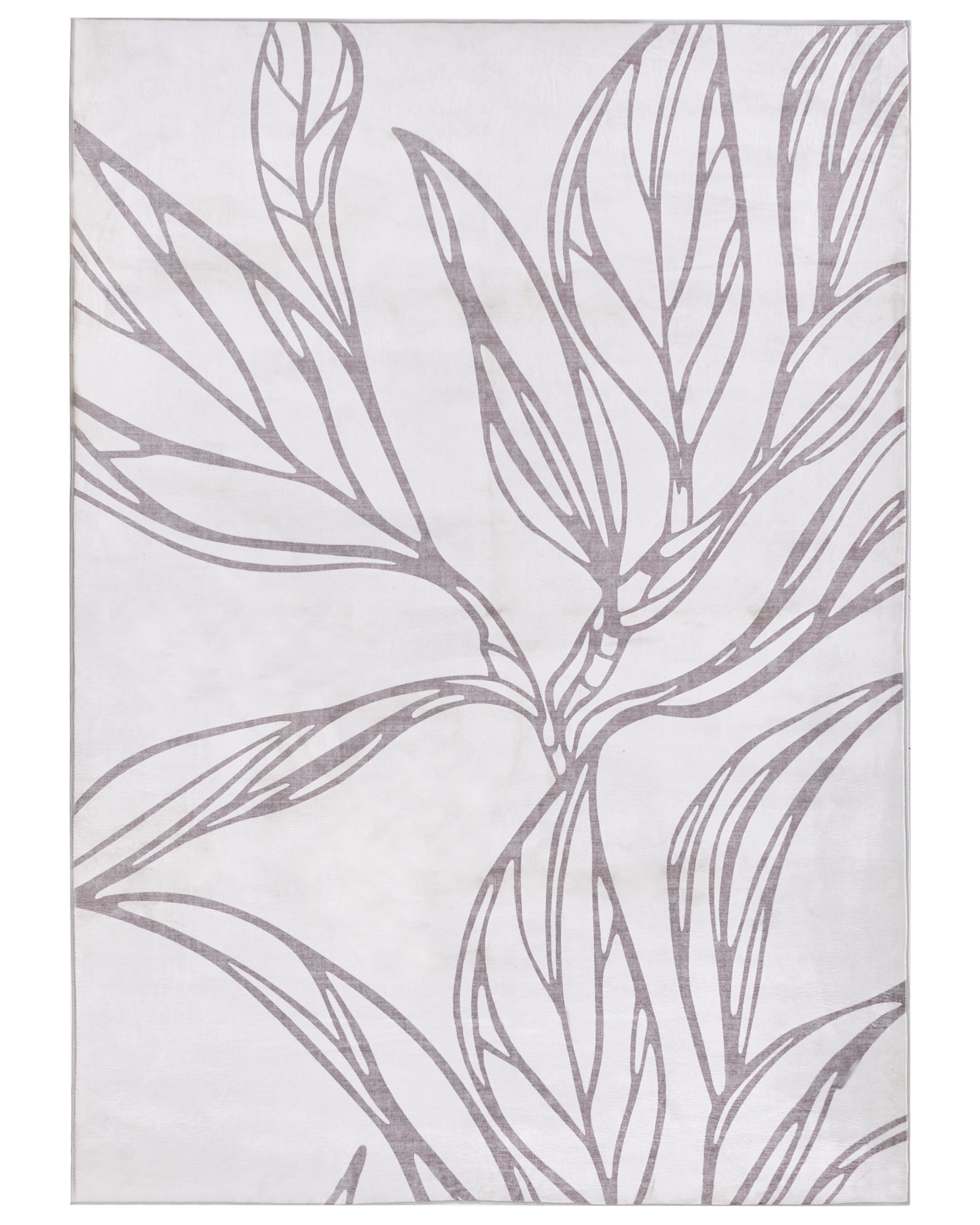 Rug ERZURUM Light Beige 140 x 200 cm - Beliani.ro