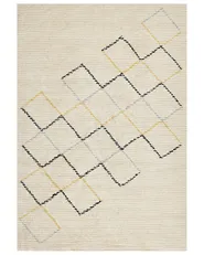 Teppich TEZPUR Beige 160 x 230 cm Baumwolle_839276