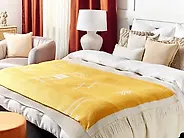 Kuscheldecke JALKINI 130 x 170 cm Gelb_1183507