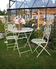 Bistro Set klappbar BIVIO Metall Hellgrün_946460