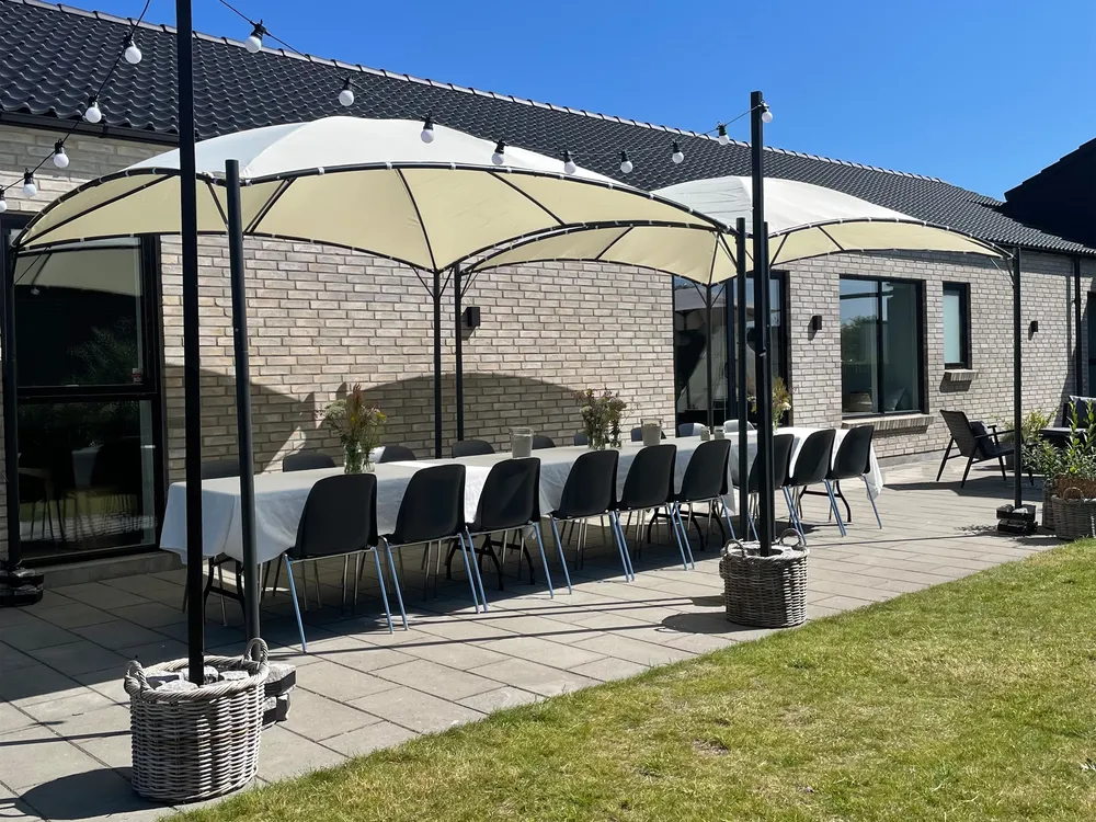 Gazebo VOMERO 305 cm 305 cm Metal Beige_978453
