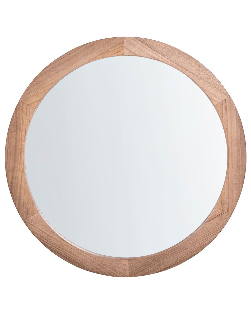 Wandspiegel LASALLE 76 cm 76 cm Paulowniahout Lichtbruin