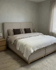 Boxspringbett mit Stauraum DYNASTY Stoff Beige 160 x 200 cm_1041541