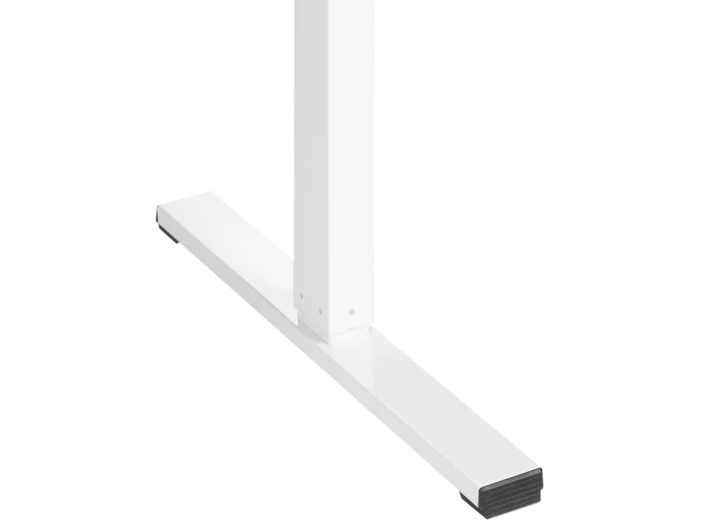 Schreibtisch elektrisch höhenverstellbar TAVARES 120 cm 60 cm Hellbraun / Weiß_1047090