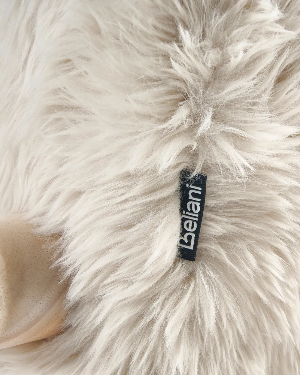 Sessel SKOVDE Webpelz Hellbeige_1018529