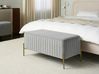 Banc rembourré UTAH Velours Gris