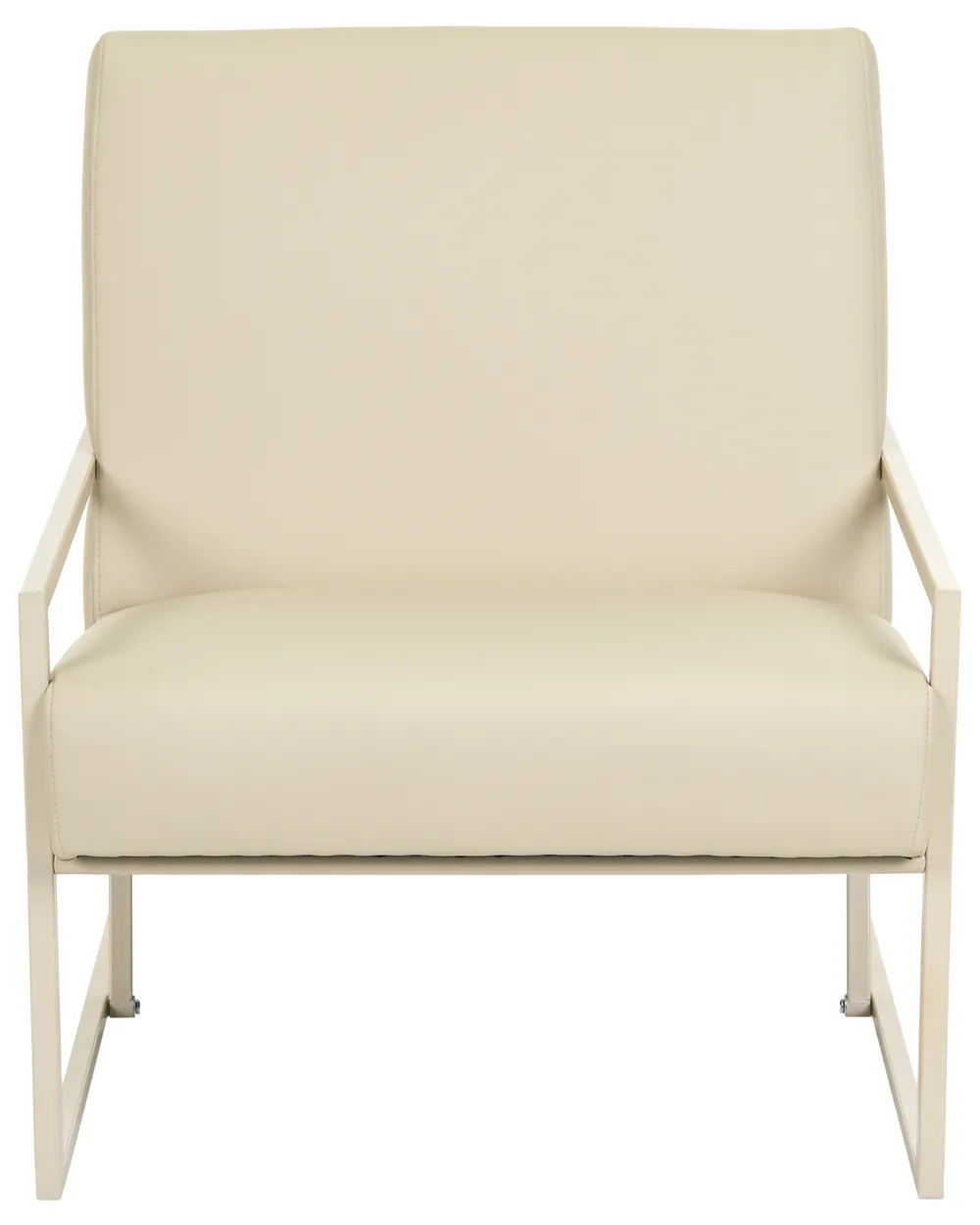 Sessel DELARY Kunstleder Beige_1084999