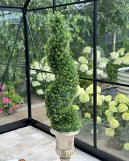 Artificial Plant CYPRESS SPIRAL TREE 126 cm Green_1006339