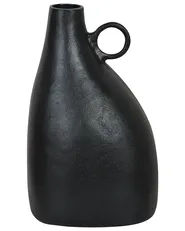 Dekovase NARBADA 36 cm Metall Schwarz_917252
