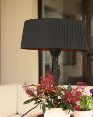 Freestanding Infrared Patio Heater OLLERIA 1500 W Black_990130