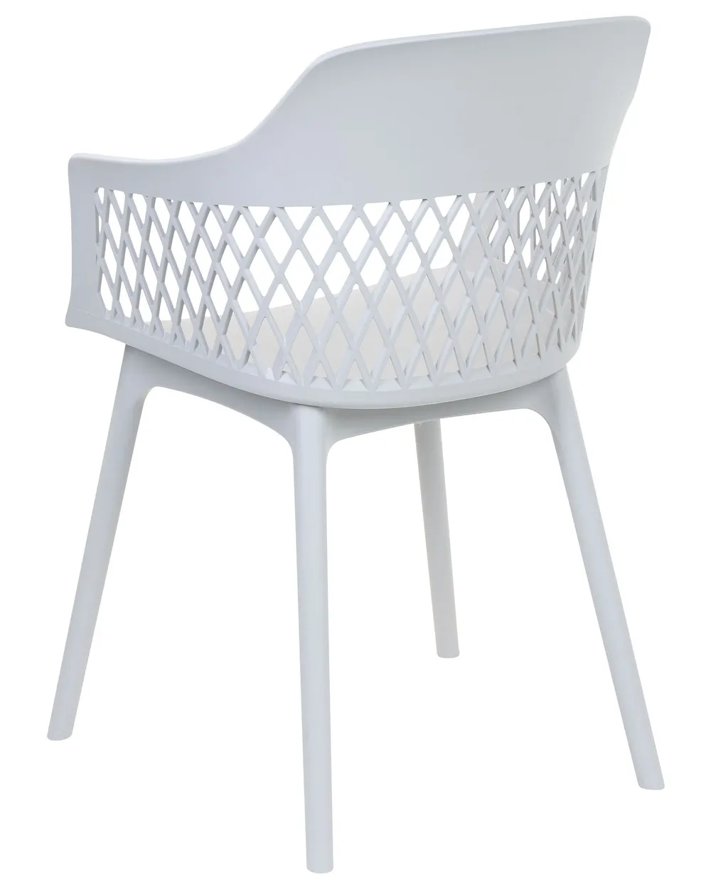Set of 2 Dining Chairs ALMIRA Light Grey_861907