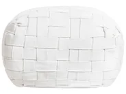 Pouf BODLA Kunststoff Weiß_942448