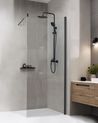 Duschwand AHAUS 80 x 190 cm Schwarz