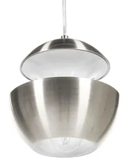 Hängeleuchte BOJANA Metall Silber_772293