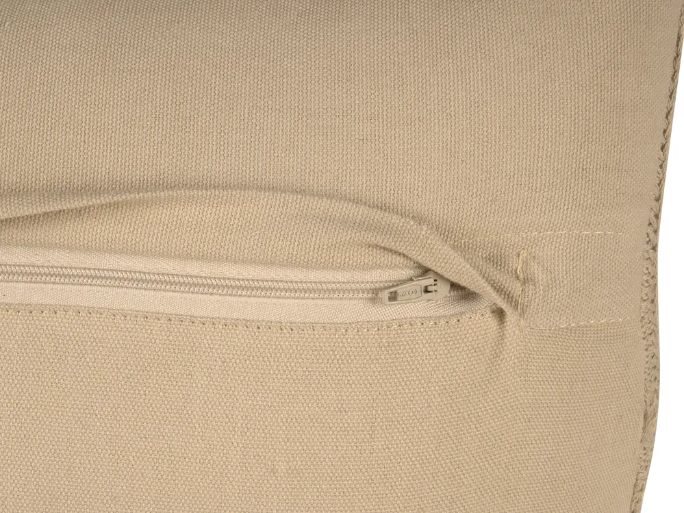Dekokissen 2er Set CAESIA 30 x 50 cm Baumwolle Beige Ohne Muster_915770