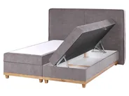 Boxspringbett mit Stauraum DYNASTY Stoff Taupe 160 x 200 cm_953954