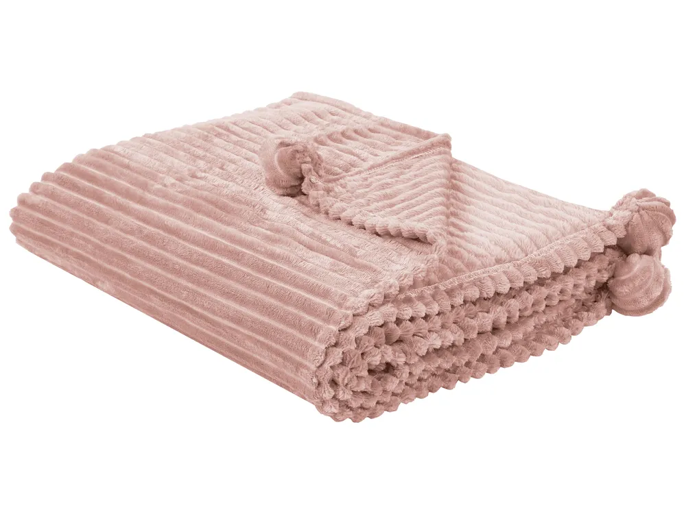 Kuscheldecke KAWERI 150 x 200 cm Rosa