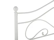 Bed Metal LYRA 140 x 200 cm (EU Double) White_817951