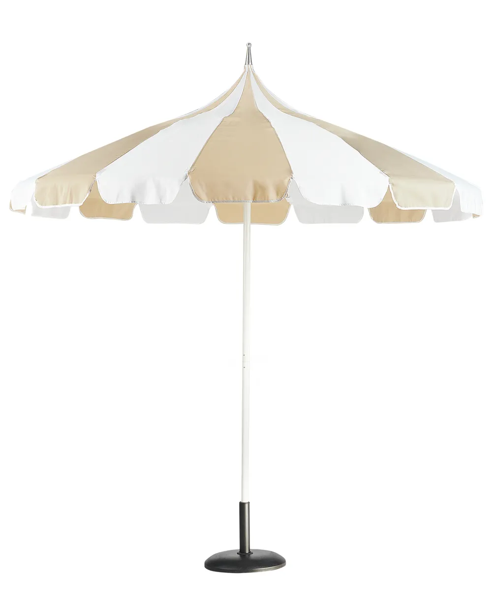 Marktschirm 245 cm MINOA Weiß / Beige_932170