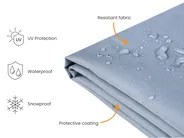 Rain Cover CHUVA 185 cm 105 cm 75 cm Grey_929780