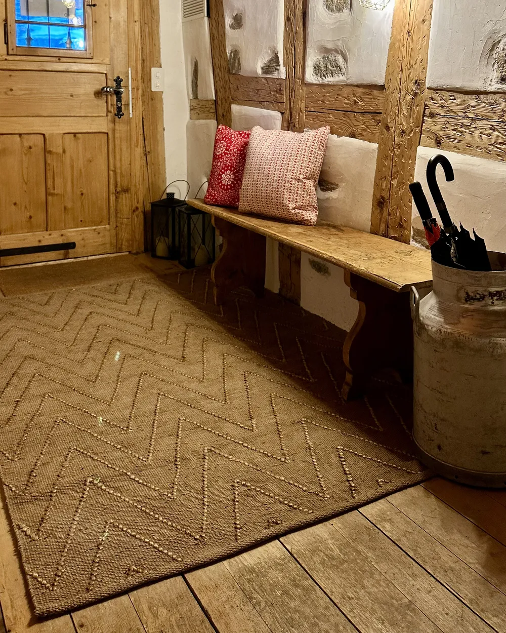 Rug DADAY Beige 140 x 200 cm Jute_897257