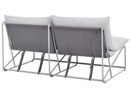 Garden Sofa Set 4 Seater PICO Metal Grey_1012809