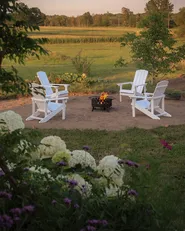 Gartenstuhl ADIRONDACK Weiß_827598