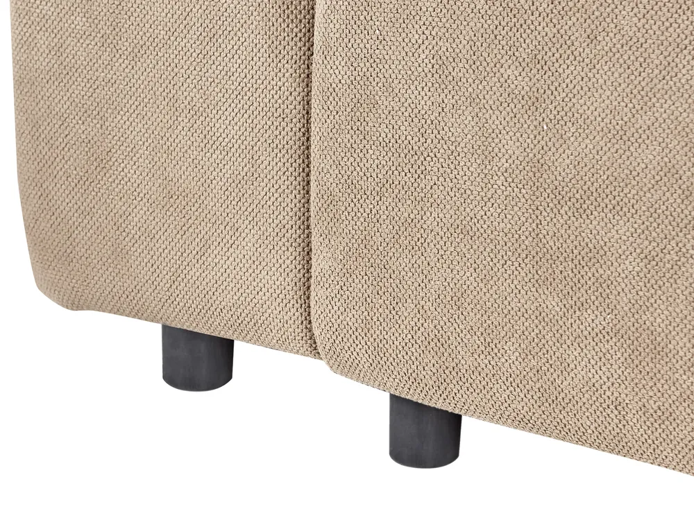 Eckschlafsofa 4-Sitzer INNVIK Stoff Braun linksseitig_965164