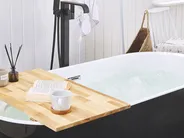 Freistehende Badewanne NEVIS 150 x 75 cm Schwarz_806452