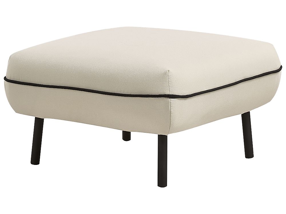 Ottomaan TONSBERG Stof Lichtbeige