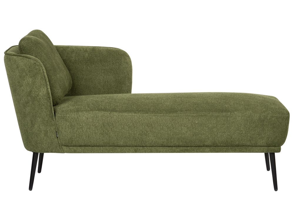 Linksseitige Chaiselongue ARTHEZE Stoff Dunkelgrün