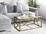 Couchtisch ORLAND Glas Gold_767891